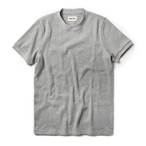 Taylor Stitch - The Heavy Bag Waffle Short Sleeve in Ash - M - 40 -